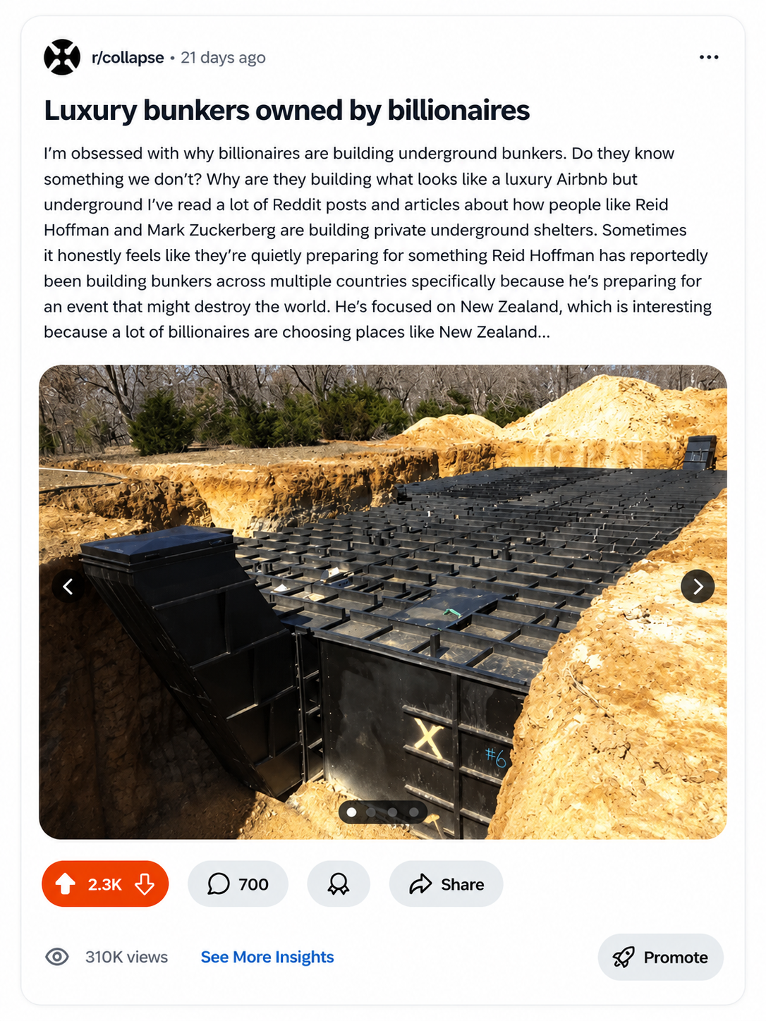 Luxury bunkers owned by billionaires