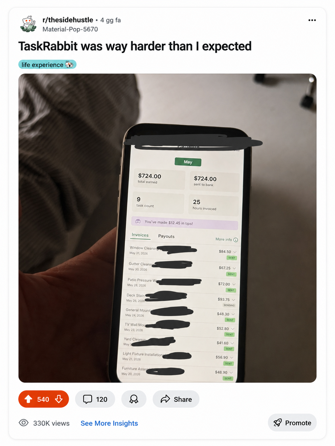TaskRabbit was way harder than I expected